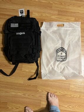 Tactical Black Men's Backpack